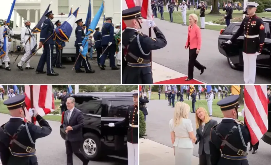 ترامب يقطع اجتماعه مع زيلينسكي وقادة أوروبا لإجراء مكالمة هاتفية مع بوتين حول أزمة أوكرانيا