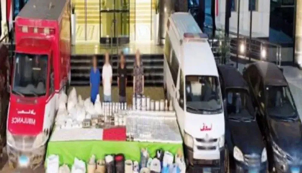 بالصور :ضبط تشكيل عصابي أنشأ مصنعين للمخدرات بالقليوبية واستخدم سيارات إسعاف للترويج المخدرات