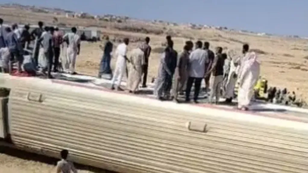 29 مصابًا في انقلاب عربة قطار ركاب غرب الضبعة بمطروح… والحصـر المبدئي للضحايا