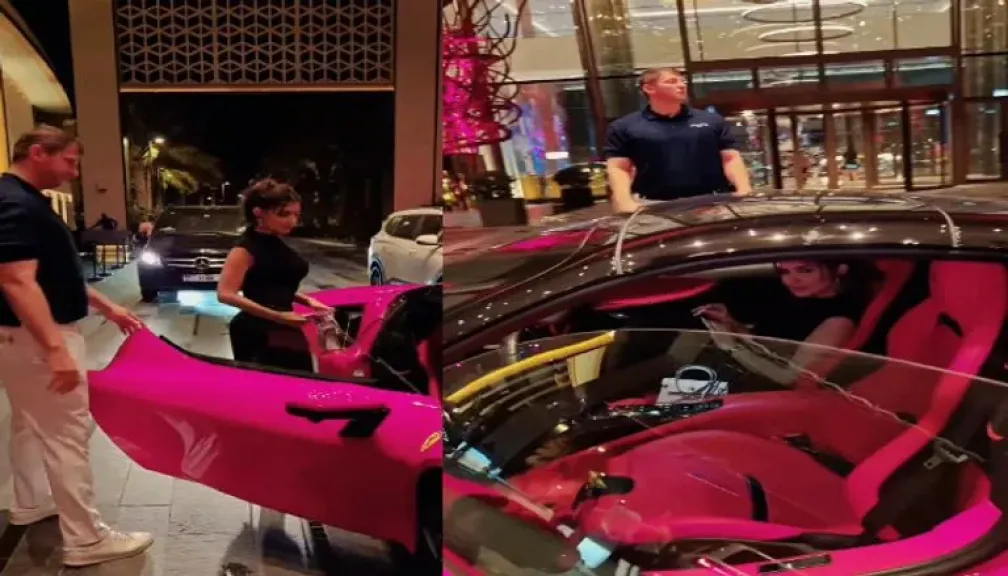 مي عمر تتصدّر ”جوجل” بعد ظهورها داخل سيارة فيراري وردي وحديثها عن عمل درامي جديد