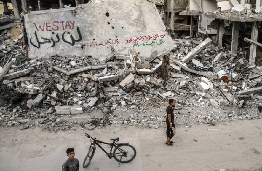 الغزيون يرفعون شعار «لن نرحل».. صمود في وجه التهجير القسري ومجازر الاحتلال