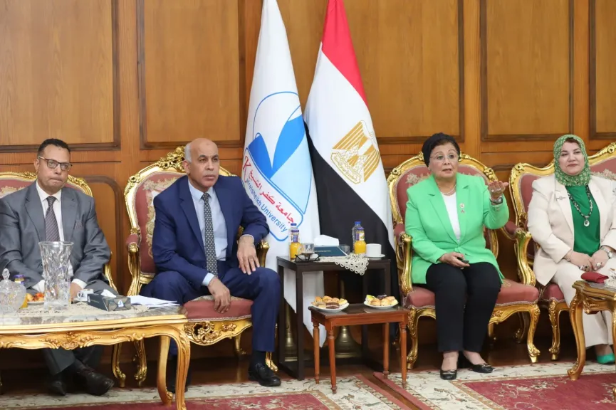 رئيس جامعة كفر الشيخ يستقبل نائب وزير الصحة لبحث تنفيذ الخطة العاجلة للسكان والتنمية