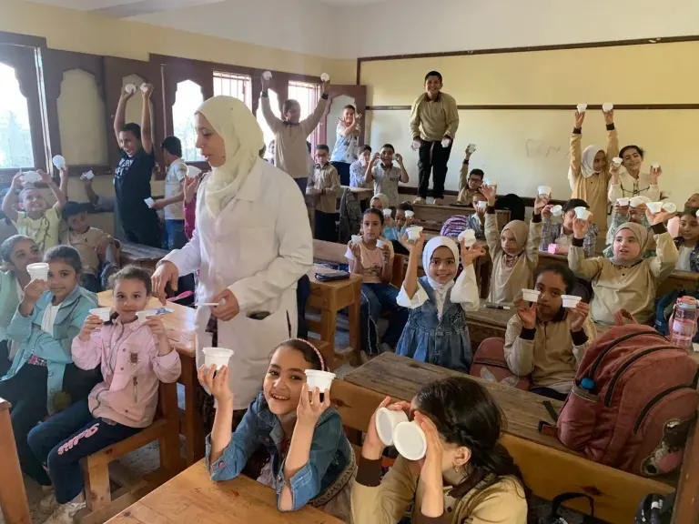 صحة كفر الشيخ تطلق حملة فحص طلاب المدارس للكشف عن البلهارسيا والطفيليات المعوية