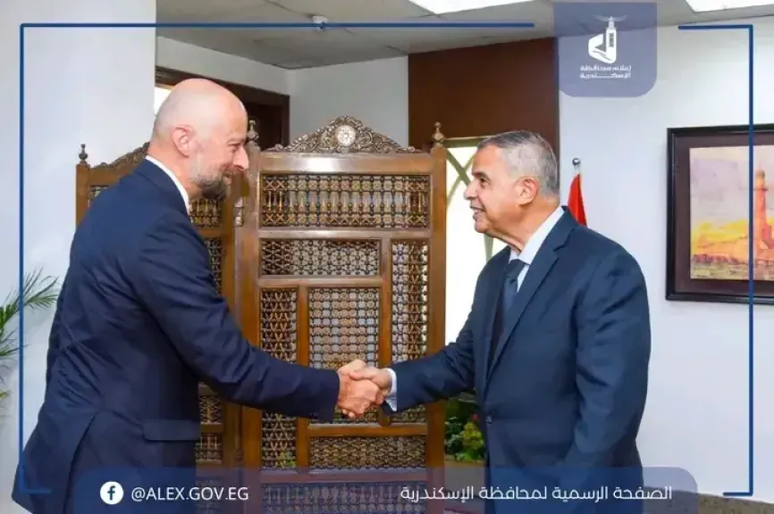 محافظ الإسكندرية يستقبل سفير النرويج لبحث التعاون الاستثماري والثقافي