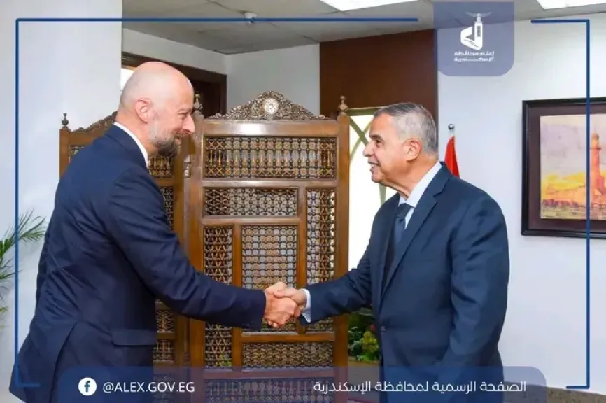 محافظ الإسكندرية يستقبل سفير النرويج لبحث التعاون الاستثماري والثقافي