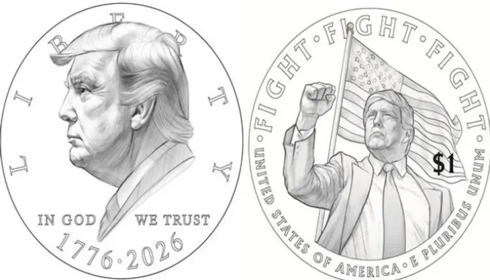 إصدار عملة معدنية تحمل صورة ترامب بمناسبة الذكرى الـ250 لاستقلال الولايات المتحدة