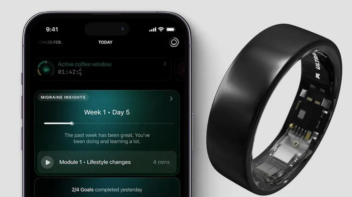 Ultrahuman تطلق خاتمًا ذكيًا لعلاج الصداع النصفي