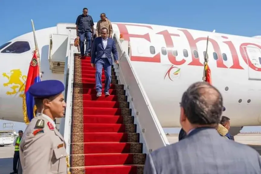 آبي أحمد يصل شرم الشيخ بعد انتهاء القمة بيوم كامل.. “فاتته الطيارة أو المؤتمر؟!”