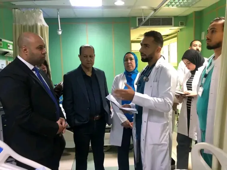 استمرار عمل لجنة المرور الموسعة ومتابعتها لمستشفى رأس التين بالإسكندرية