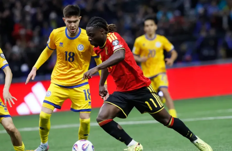 بلجيكا تتعثر أمام كازاخستان وتؤجل حسم التأهل لكأس العالم 2026 إلى الجولة الأخيرة