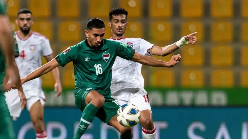 العراق يطيح بالإمارات ويحجز بطاقة العبور إلى الملحق العالمي المؤهل لكأس العالم 2026 بعد مباراة درامية