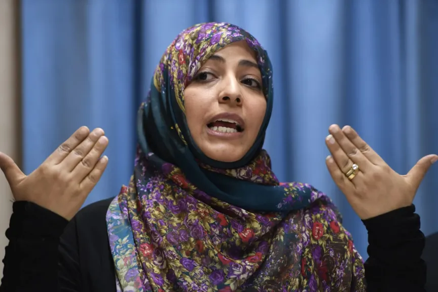 توقف قناة توكل كرمان عن البث  لسلل وقف التمويل