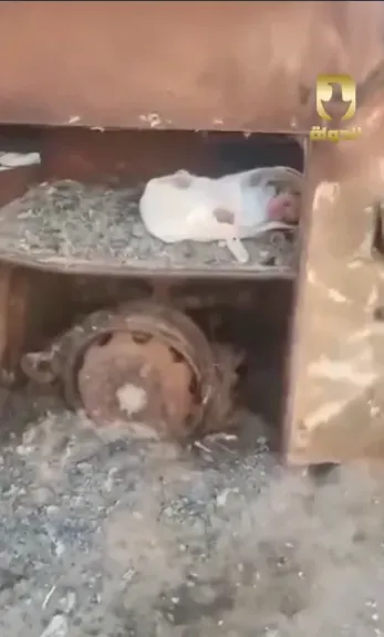 بالفيديو.. مشهد يدمي القلب في العراق: العثور على رضيع متروك داخل شاحنة على طريق دولي بين ذي قار والبصرة