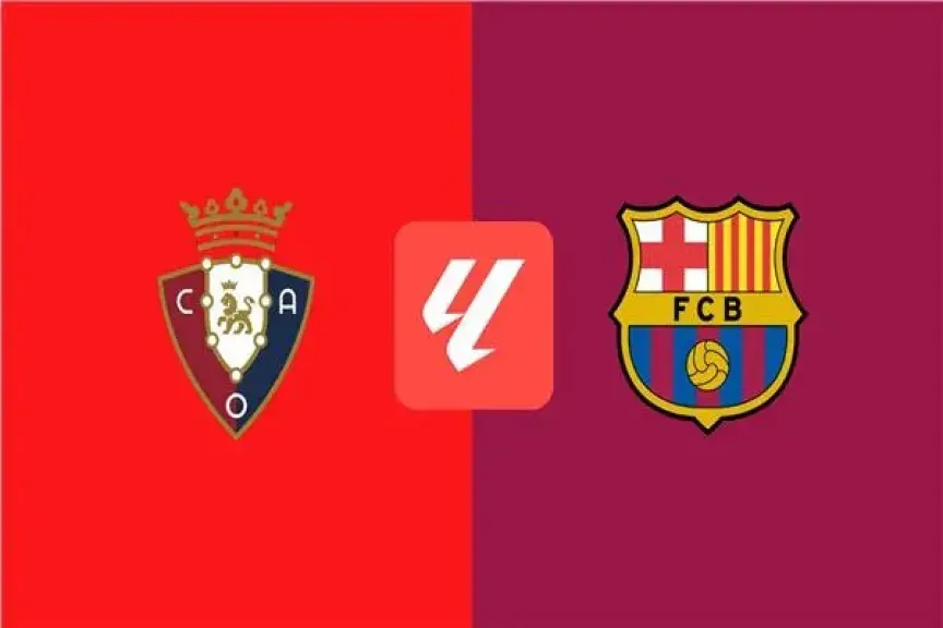 بث مباشر مباراة برشلونة وأوساسونا في الجولة 16 من الدوري الإسباني 2025-2026