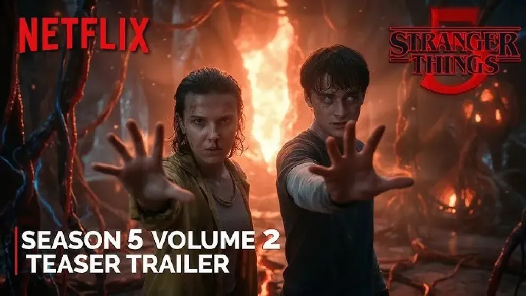 الإعلان الرسمي للجزء الثاني من Stranger Things 5.. العد التنازلي لنهاية أسطورية لمسلسل نتفليكس الأشهر