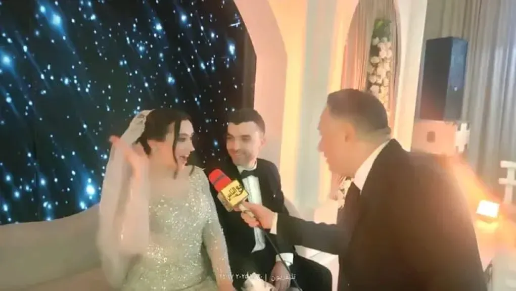 مليون مبروك للعروسين عمرو وسارة