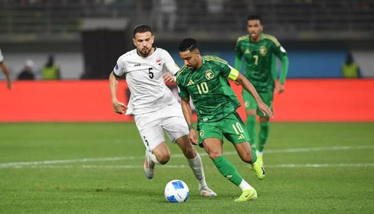 المنتخبان السعودي والعراقي