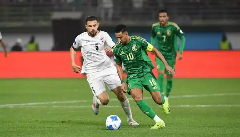 المنتخبان السعودي والعراقي