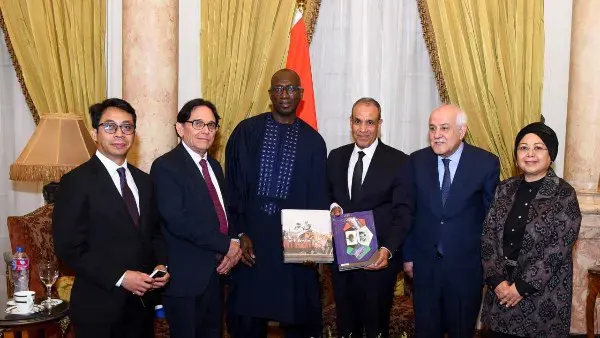 وزير الخارجية يستقبل وفد لجنة الأمم المتحدة المعنية بحقوق الشعب الفلسطيني ويؤكد دعم مصر للقضية الفلسطينية