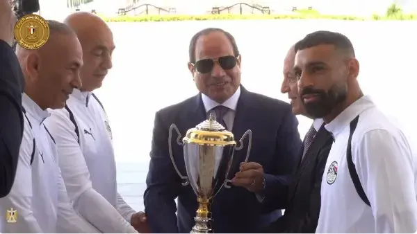 حسام حسن بعد تكريم الرئيس السيسي: فخورون بهذا الشرف.. وإنجاز المونديال بداية لمزيد من النجاحات