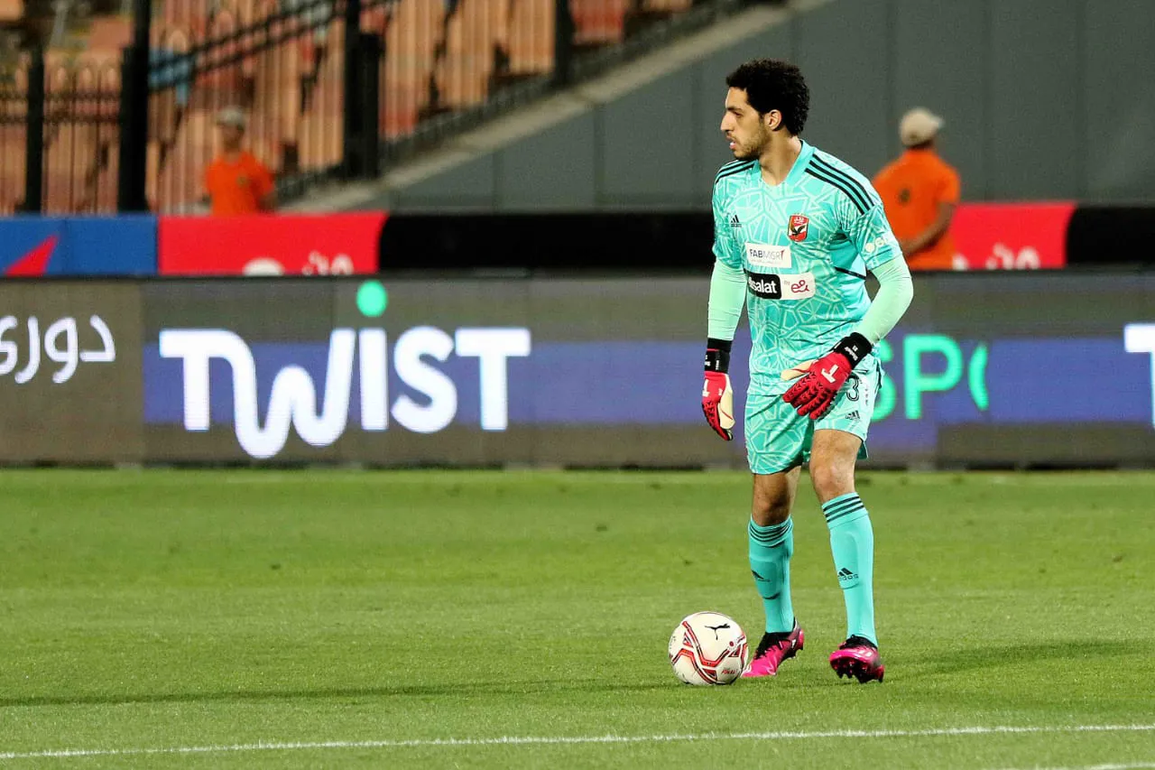 مصطفى شوبير يحافظ على نظافة شباك الأهلي أمام يانج أفريكانز