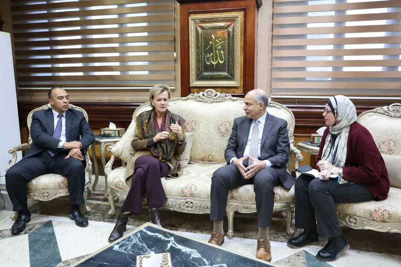 محافظ المنيا يستقبل سفيرة الاتحاد الأوروبي ويستعرض الفرص الاستثمارية بـ «عروس الصعيد» - بوابة الأهرام