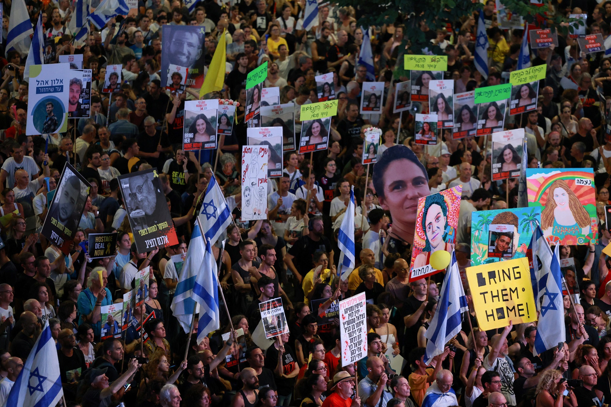 تواصل الاحتجاجات في إسرائيل للضغط على نتنياهو لإتمام صفقة إعادة المحتجزين |  الغد