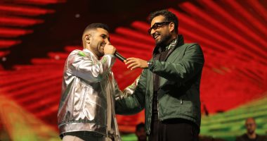 أحمد سعد يتألق فى حفل دبى بحضور شقيقه عمرو.. صور - اليوم السابع