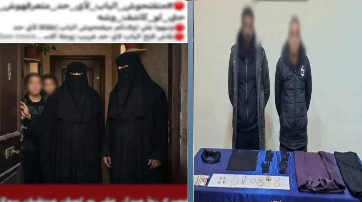 كشف لغز جريمة بولاق الدكرور: القبض على قاتلين تنكرا بملابس نسائية