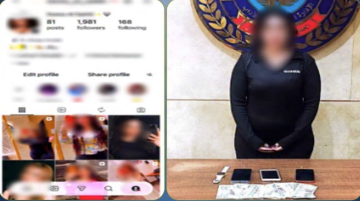 القبض على صانعة محتوى في الجيزة بتهمة نشر فيديوهات خادشة للحياء لتحقيق أرباح