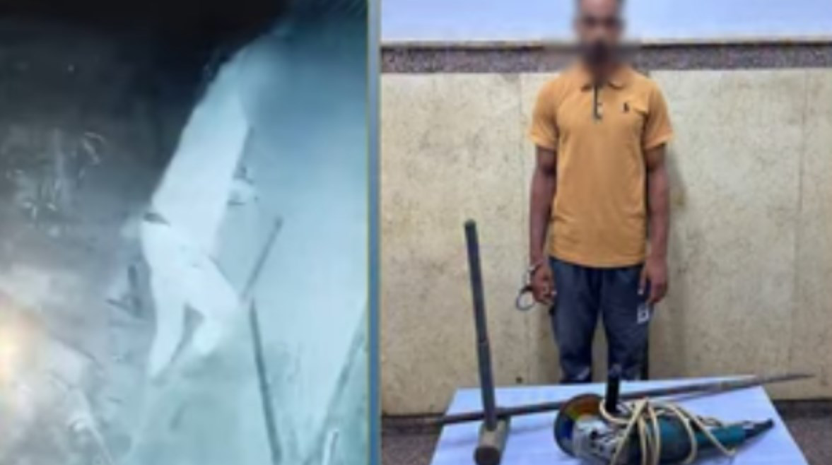 ضبط عاطل بعد ظهوره في فيديو أثناء سرقة محتويات ورشة حدادة بسوهاج
