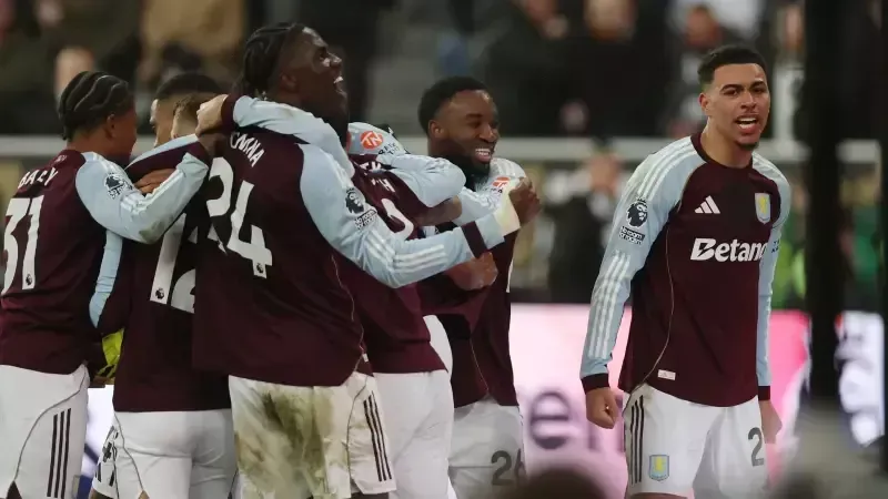 أستون فيلا يواصل التألق ويهزم نيوكاسل بثنائية في الدوري الإنجليزي