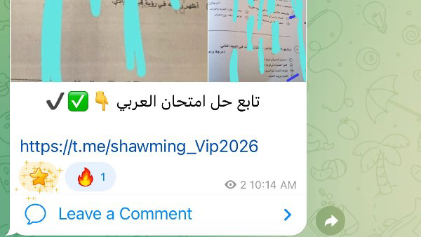 شاومينج يزعم نشر إجابات امتحان العربي للثانوية العامة 2026.. والتعليم تتحرك