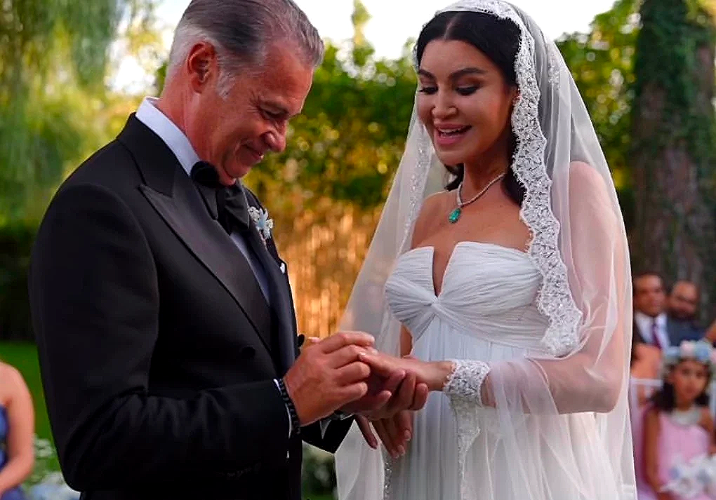 أروى جودة تحتفل بزفافها الثاني في إيطاليا مع زوجها جون باتيست