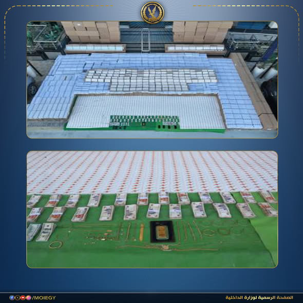 ضربة أمنية قوية.. ضبط 10 ملايين قرص مخدر بالقاهرة والجيزة