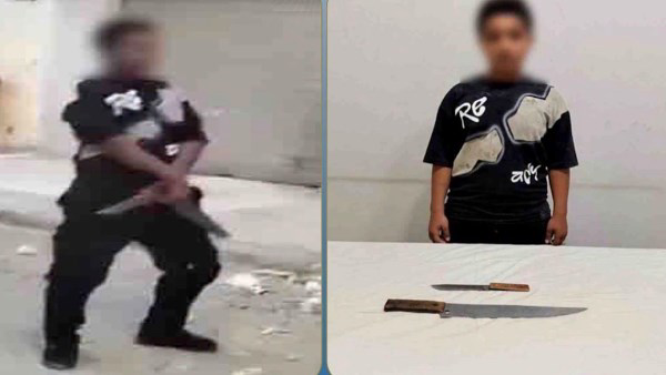 الداخلية تكشف ملابسات فيديو طفل يحمل أسلحة بيضاء في شوارع السويس