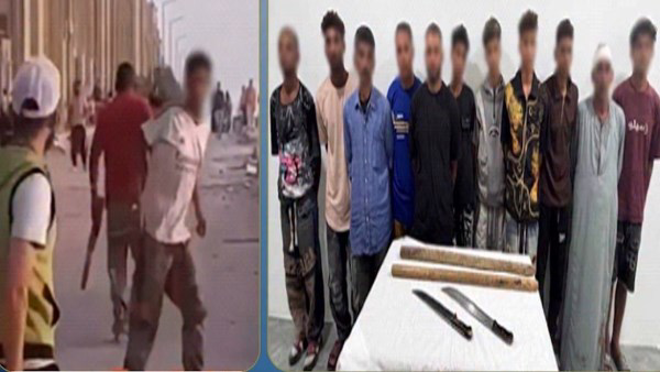 المزاح تحول لخناقة.. ضبط 11 شخصًا بعد مشاجرة بالعصي والحجارة في أكتوبر