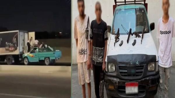 مصرع 3 عناصر إجرامية وضبط 3 آخرين بعد سرقة حمولة سيارة نقل بطريق الإسماعيلية