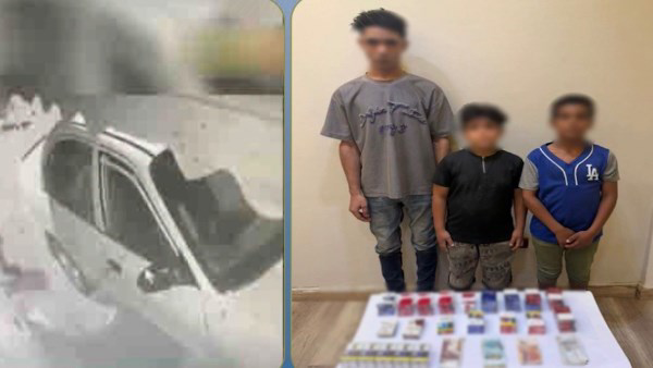 ضبط طالبين لسرقة كشك سجائر بالسويس