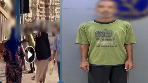 ضبط شخص حاول سرقة صندوق قمامة مثبت بأحد أعمدة كورنيش الإسكندرية