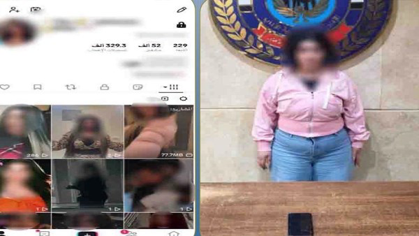 ضبط صانعة محتوى في أكتوبر لنشر فيديوهات عبر مواقع التواصل