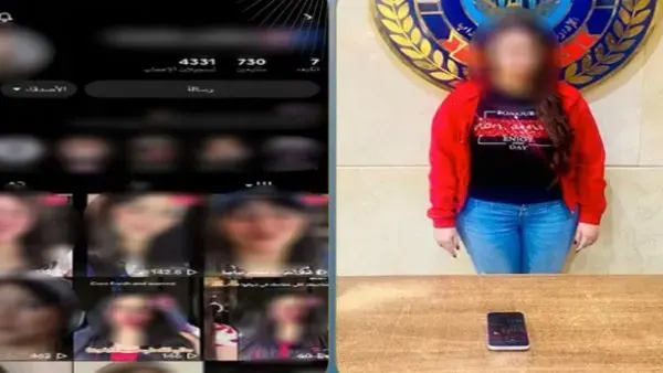ضبط صانعة محتوى بسبب مقاطع فيديو على مواقع التواصل