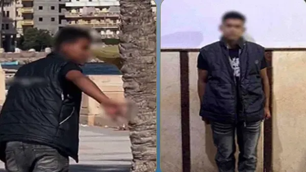 ضبط عامل ظهر في فيديو بأفعال خادشة للحياء بأحد شوارع البحيرة