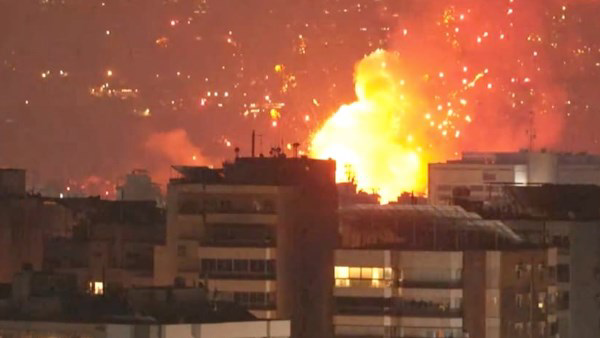 قصف جوي إسرائيلي يستهدف مراكز قيادة في بيروت