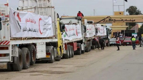 مصر تواصل دعم غزة.. قافلة مساعدات جديدة تضم مئات الشاحنات عبر معبر رفح