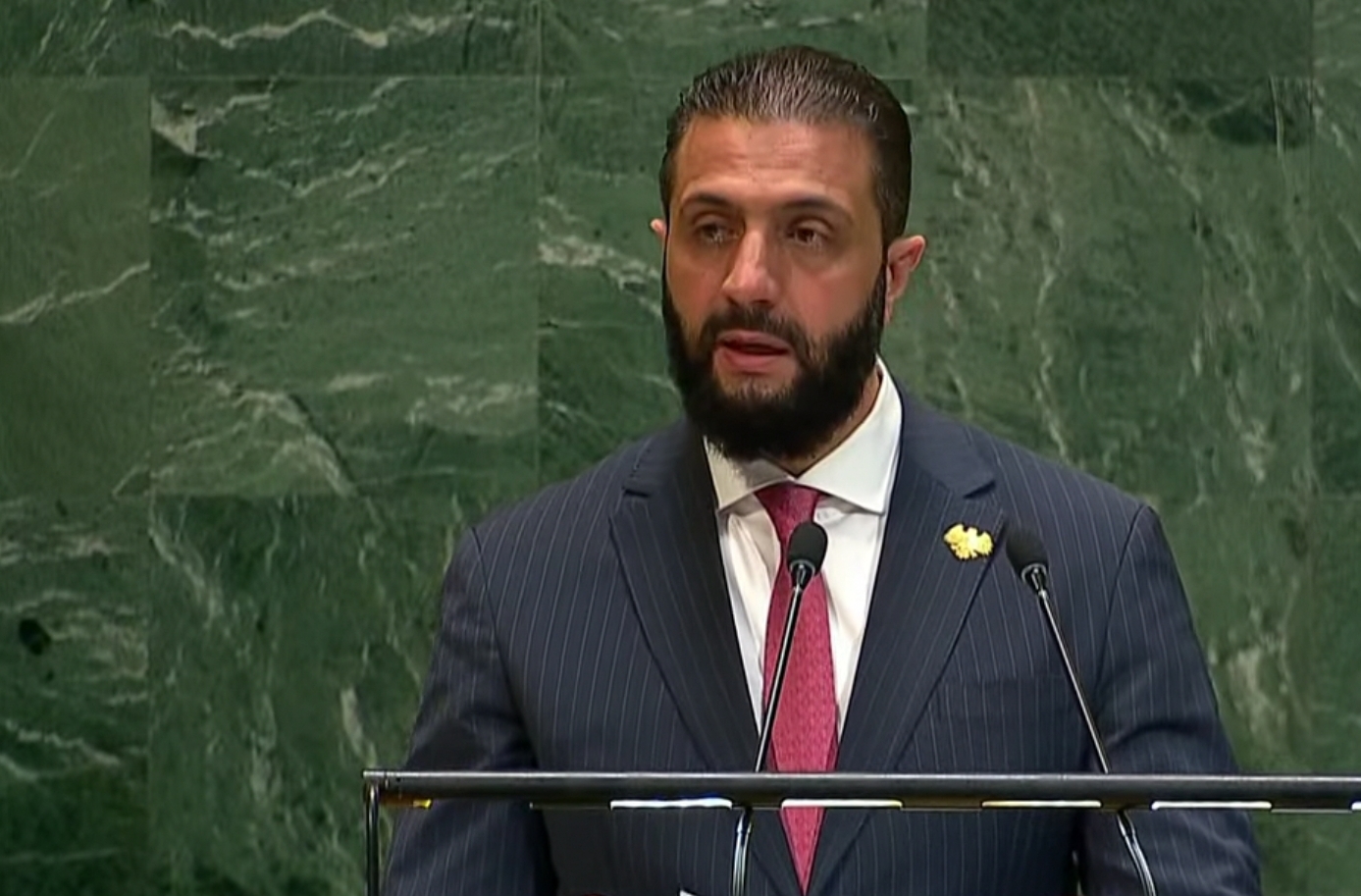 الشرع أمام الأمم المتحدة: ما تقوم به إسرائيل يهدد بأزمات جديدة في المنطقة