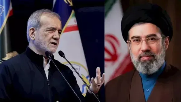 خامنئي يلتقي بزشكيان لبحث أوضاع إيران المعيشية والتطورات العسكرية
