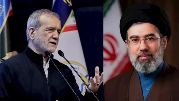 خامنئي يلتقي بزشكيان لبحث أوضاع إيران المعيشية والتطورات العسكرية