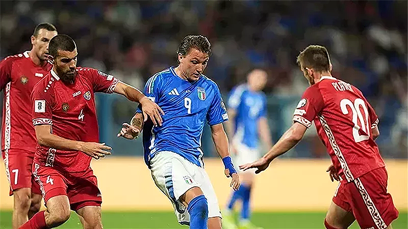 موعد مباراة إيطاليا ومولدوفا في تصفيات كأس العالم 2026 والقنوات الناقلة