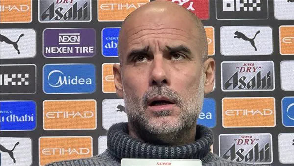 جوارديولا يعلق على هزيمة مانشستر سيتي أمام مانشستر يونايتد: "اليونايتد كان الأفضل"